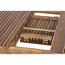 Gartentisch 'Falun' braun ausziehbar 150/175/200 x 100 x 74 cm