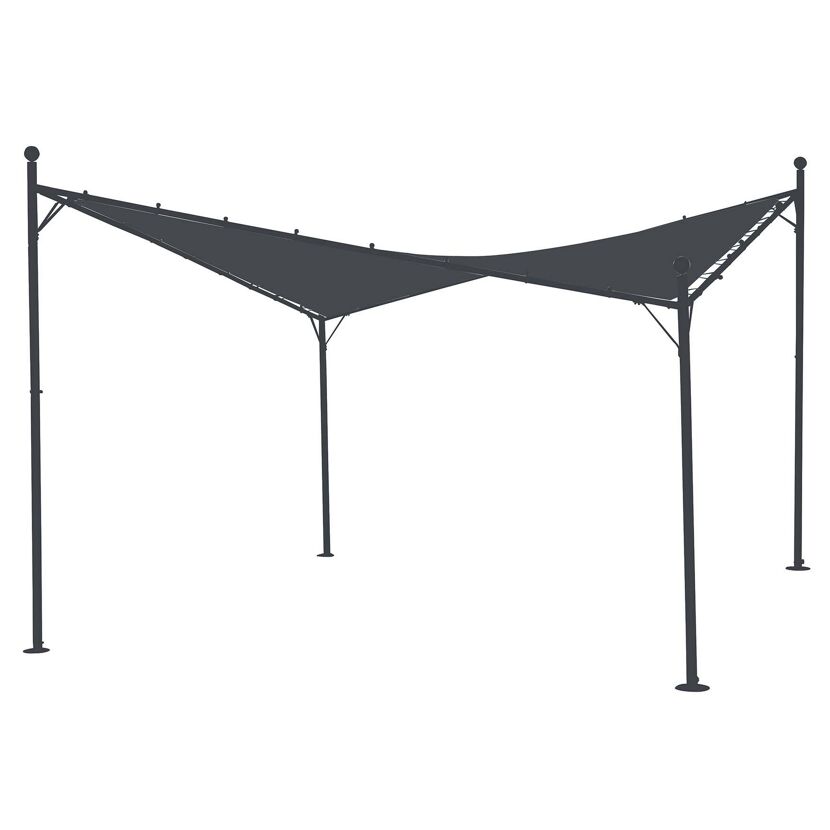 Grauer Pavillon Berlino 4x4m