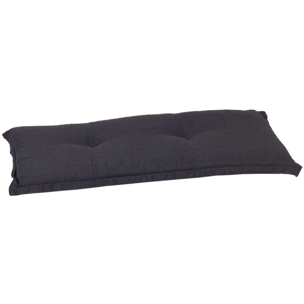Bankauflage 'Aurich' anthrazit 100 x 45 x 6 cm