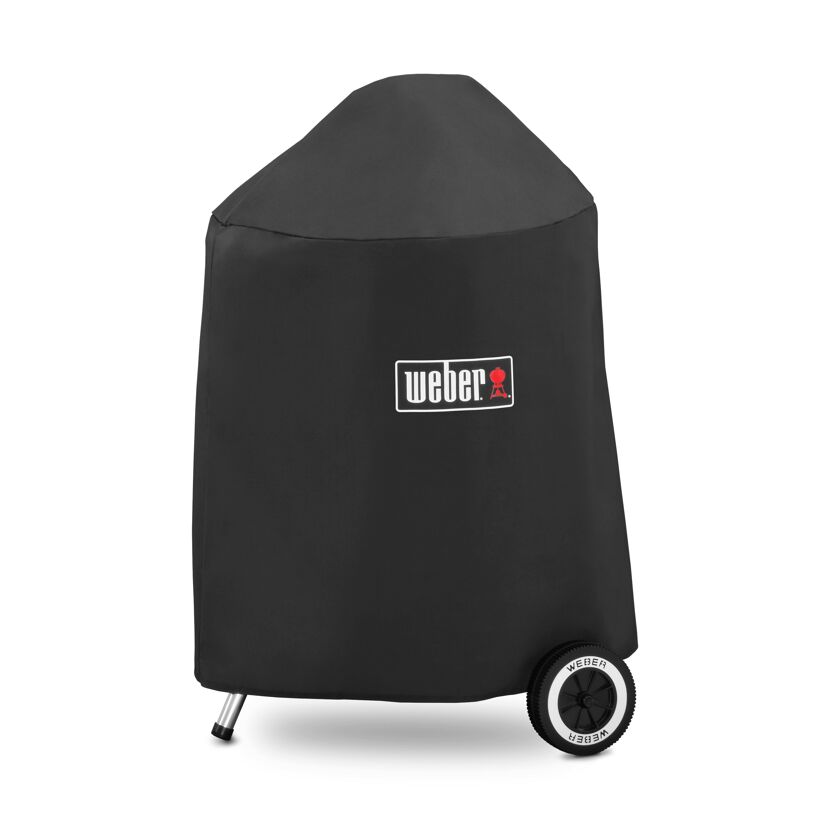 Schwarze Weber Grillabdeckung