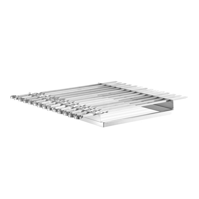 Bild von Schaschlikspießaufsatz Edelstahl für Thüros T4 Grill