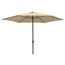 Beigefarbener Sonnenschirm Napoli 270/6
