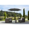 Sonnenschirm Napoli über Gartenmöbeln