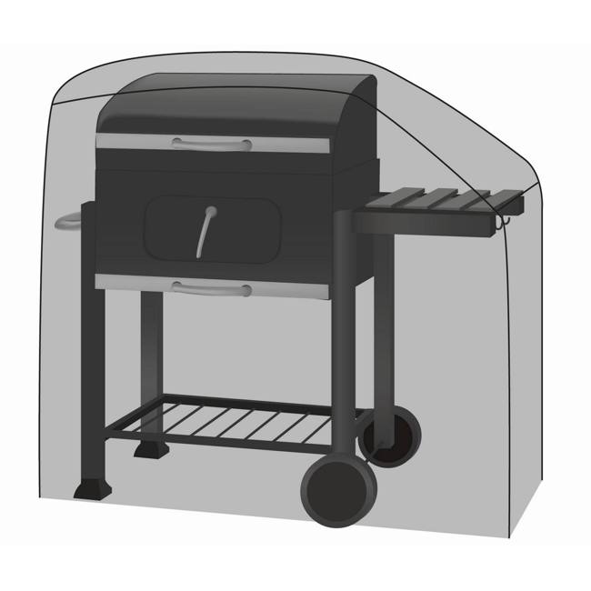 Bild von Abdeckhaube für Holzkohlegrill schwarz 136 x 58  x 101