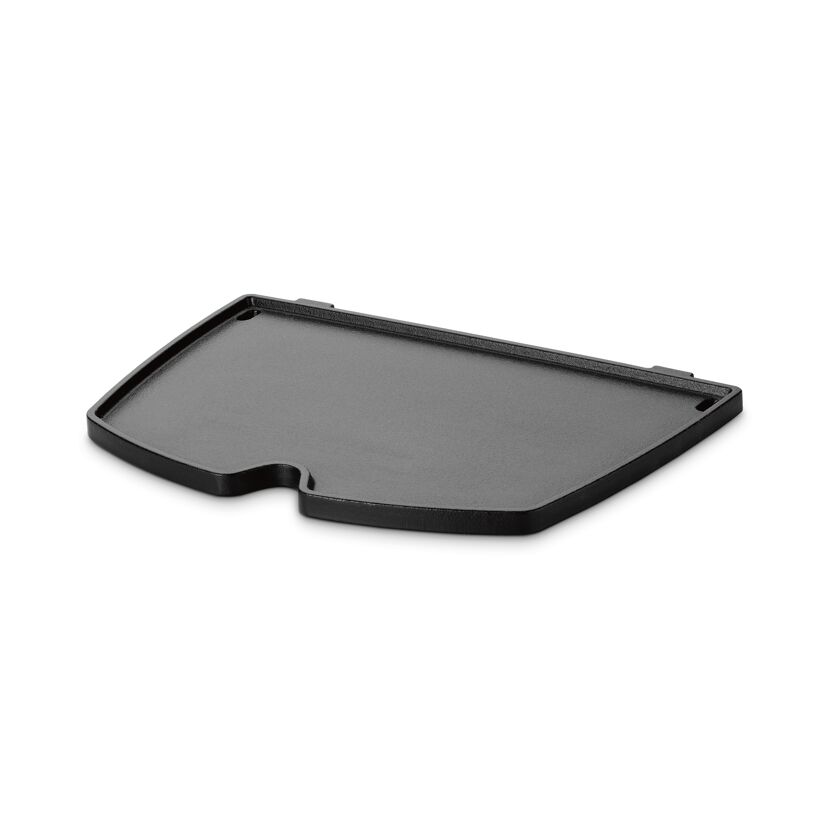 Schwarze Grillplatte