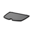 Grillplatte 'Q® 1000/1200, Q® 140/1400' 21,8 x 32 cm schwarz