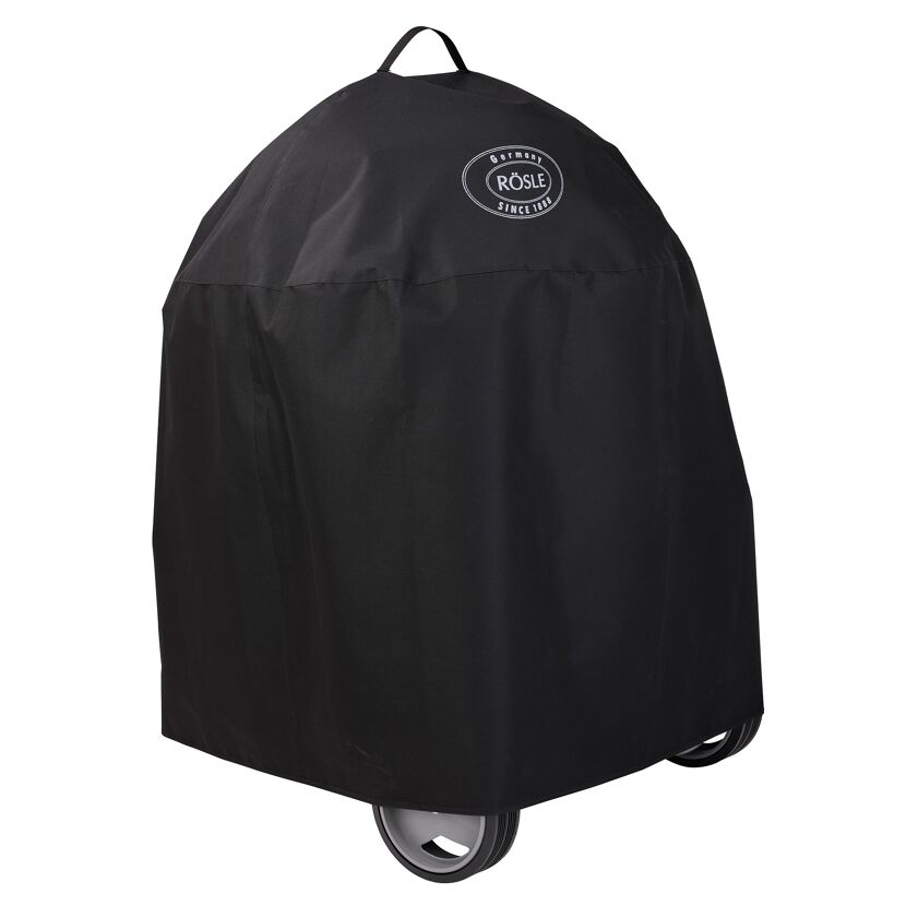 Schwarze Abdeckhaube für Grillgeräte