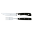 Steakbesteck-Set Stahl/Holz 4-teilig