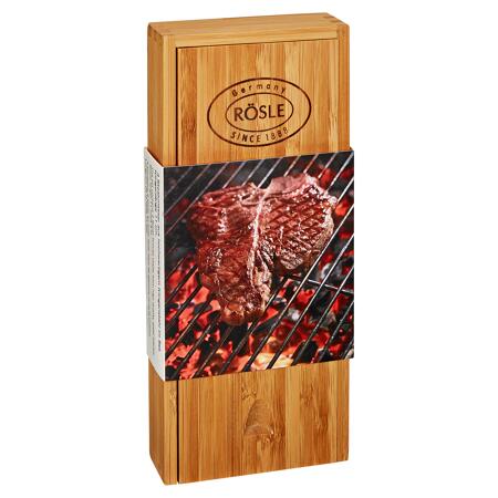 3. Bild von Steakmesser-Set Stahl/Bambus 23,5 cm 4-teilig