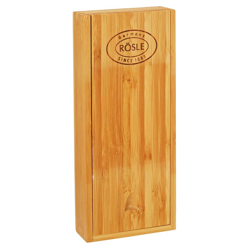 Bambus-Box mit Rösle Logo
