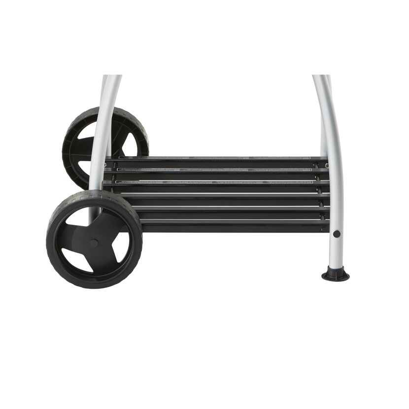 Ablagefläche und Räder des Rösle Grills