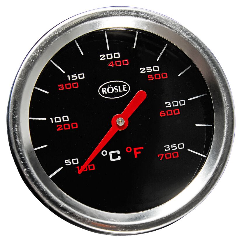 RÖSLE Grillthermometer mit Celsius- und Fahrenheit-Anzeige