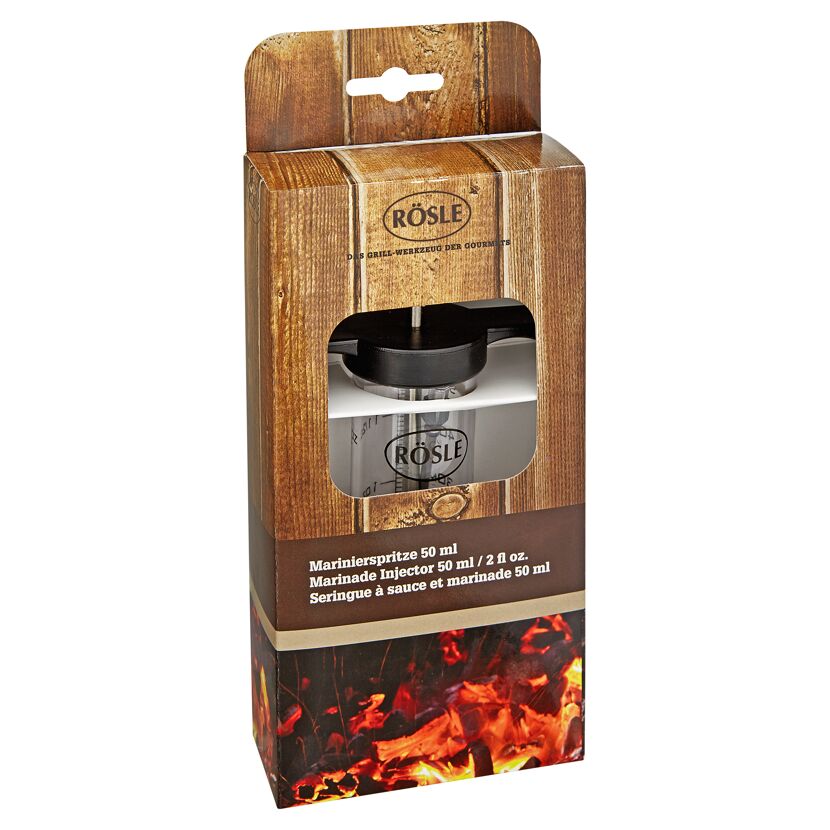 RÖSLE Marinierspritze 50 ml in Verkaufsverpackung