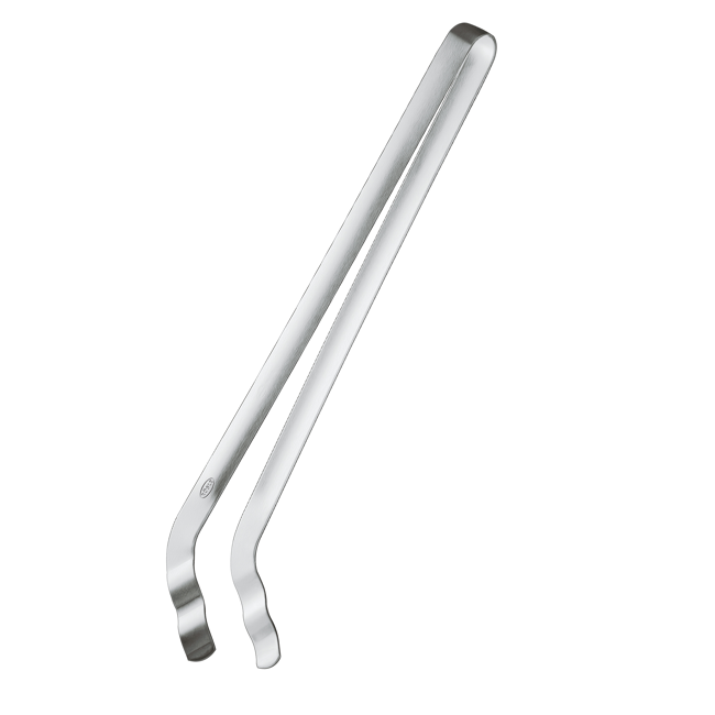 Bild von Grillzange gebogen Edelstahl 35 cm