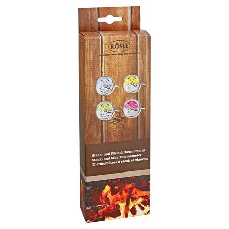 3. Bild von Steak- und Fleischthermometer Edelstahl, 4 Stück