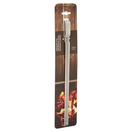 3. Bild von Grillspieße Edelstahl 33 cm 4 Stück