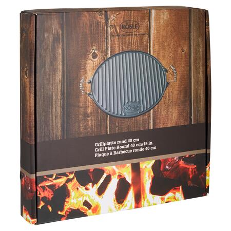 3. Bild von Grillplatte Gusseisen Ø 40 cm schwarz