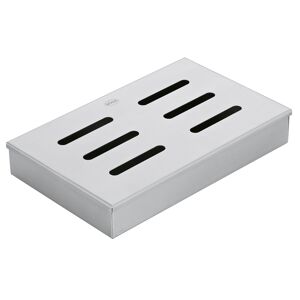 Räucherbox Edelstahl 21,5 x 13,5 x 3,5 cm