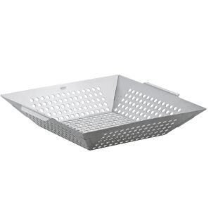 Grill- und Gemüsepfanne Edelstahl 32,5 x 30 x 7 cm