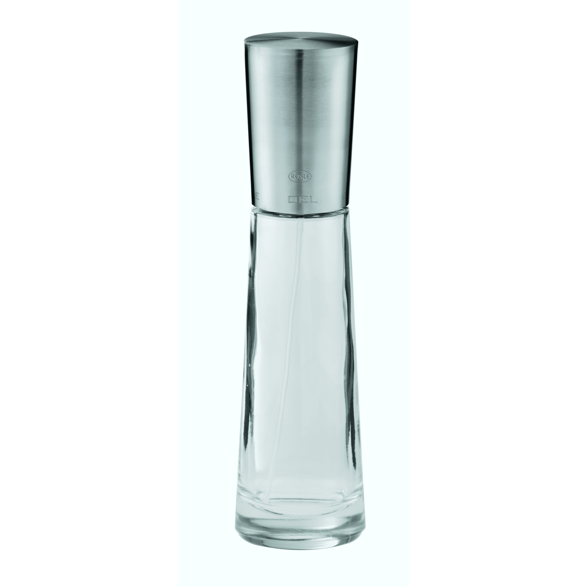 Öldosierer aus Glas 200 ml, mit Edelstahldeckel + product picture