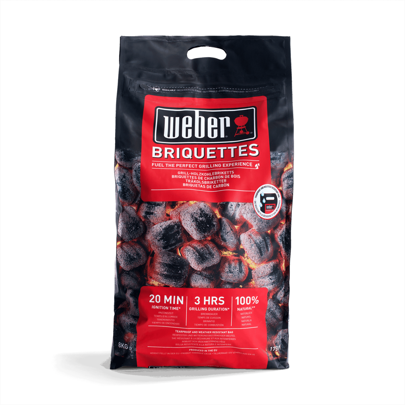 Weber Briketts, 8 kg Beutel