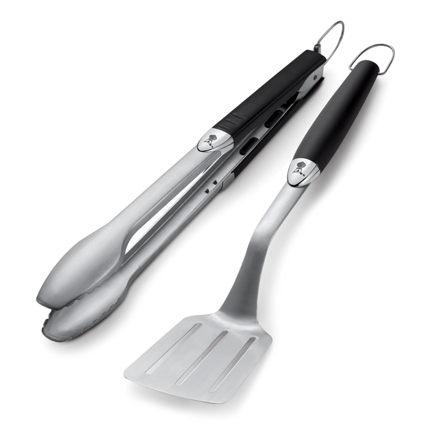 Bild von Premium Grillbesteck Edelstahl/Kunststoff 46 cm