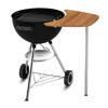 Holzkohlegrill mit abklappbarem Seitentisch