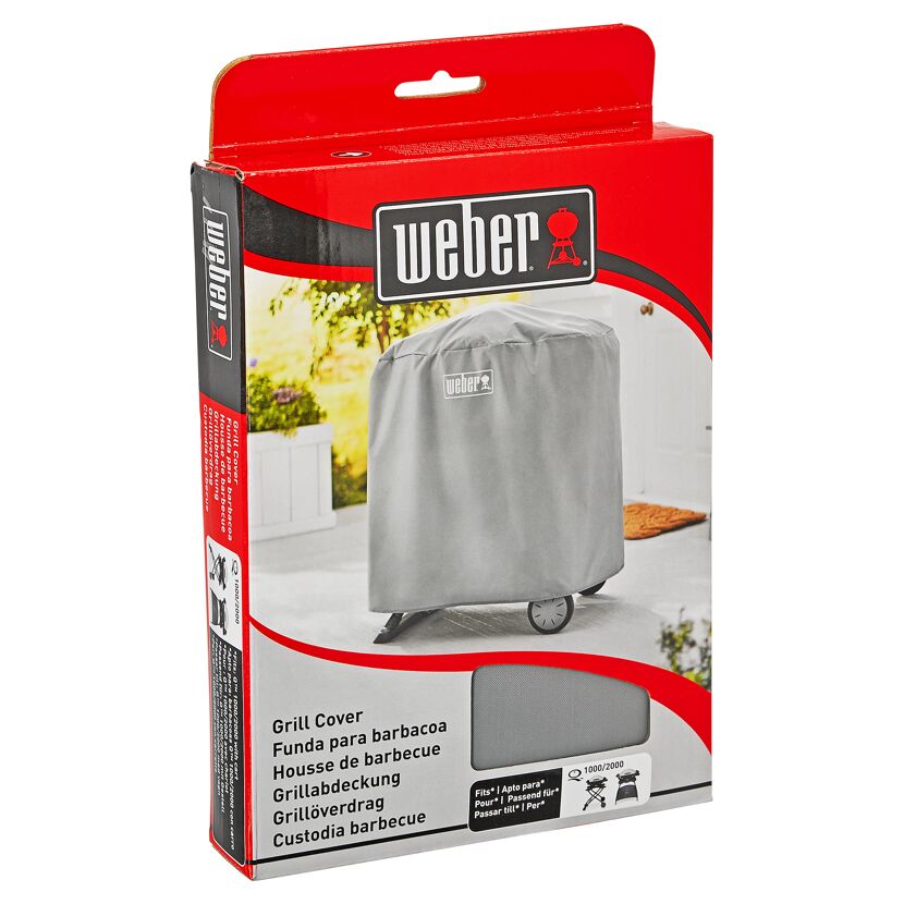 Abdeckung für Gasgrill der 'Q'-Serie grau 64 x 134,37 x 87,5 cm