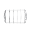Spare-Rib-Halter Edelstahl