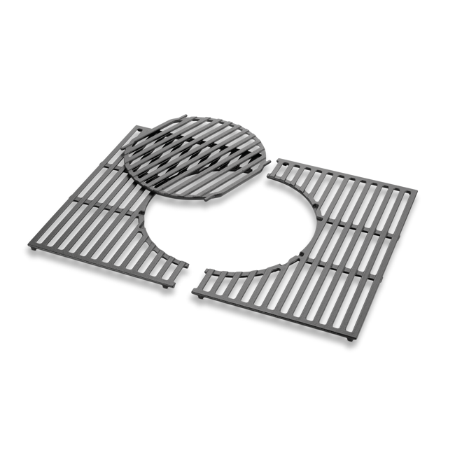 Bild von Grillrost-Einsatz 'Gourmet BBQ-System' Gusseisen 44,45 x 60,71 cm