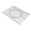 Grillrost-Einsatz 'Gourmet BBQ-System' Edelstahl 49,53 x 66,04 cm