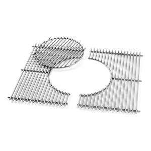 Grillrost-Einsatz 'Gourmet BBQ-System' Edelstahl 32,77 x 49,53 cm