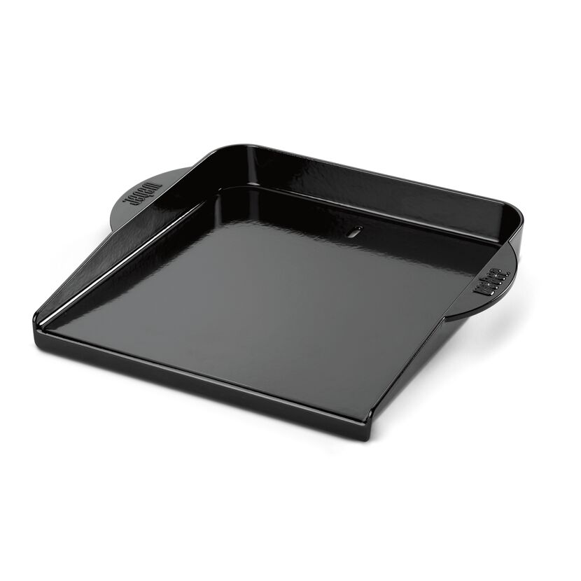 Schwarze Grillplatte von Weber