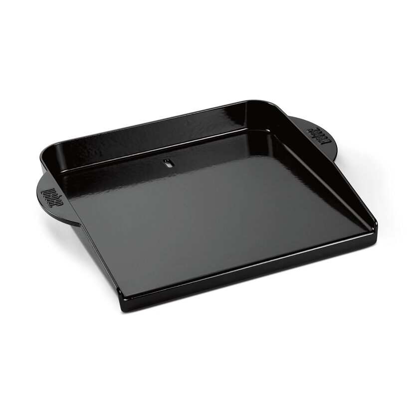 Schwarze Grillplatte von Weber