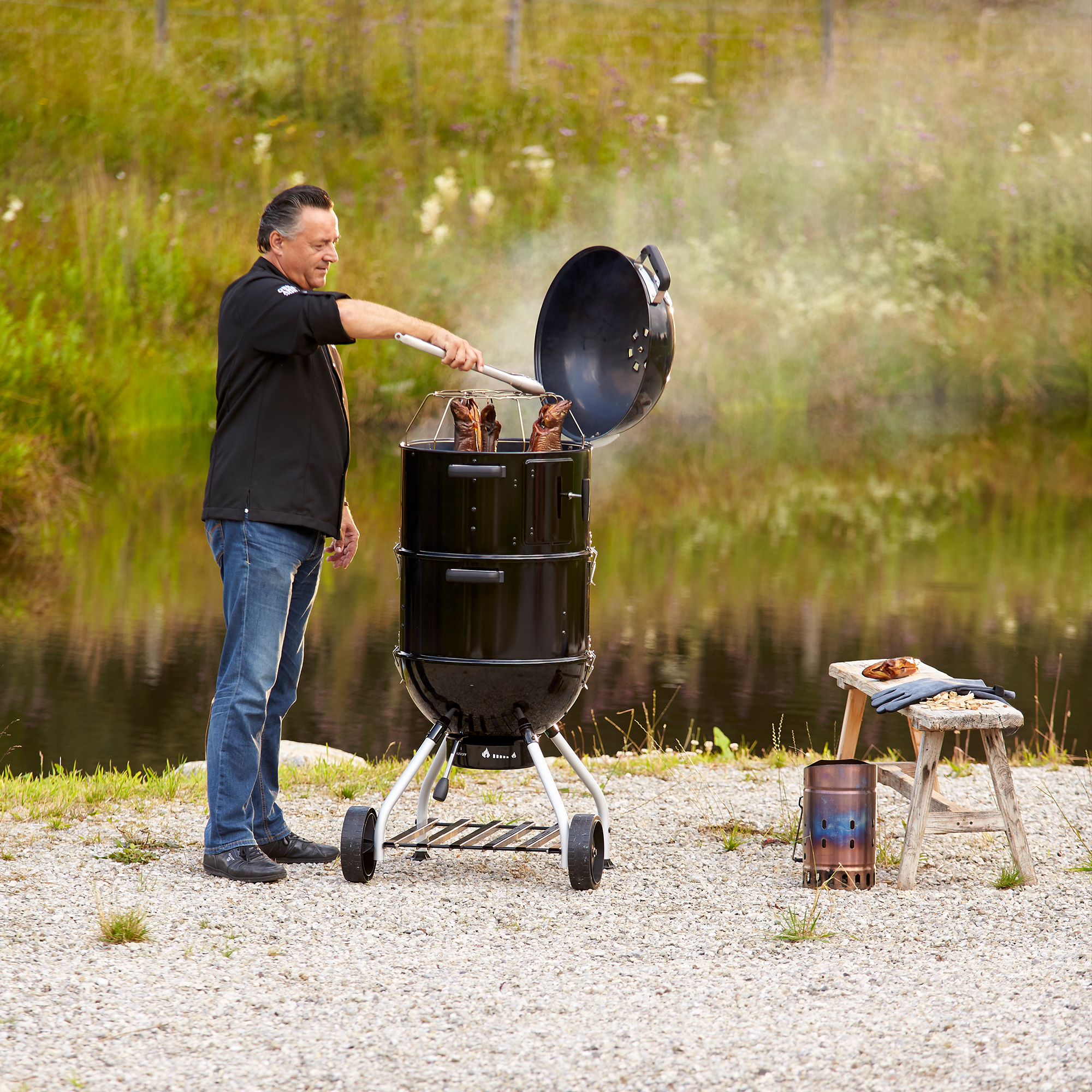 Smoker No.1 'F50-S' Ø 50 cm + product picture