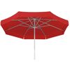 Roter Sonnenschirm Jumbo von unten