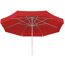 Roter Sonnenschirm Jumbo von unten
