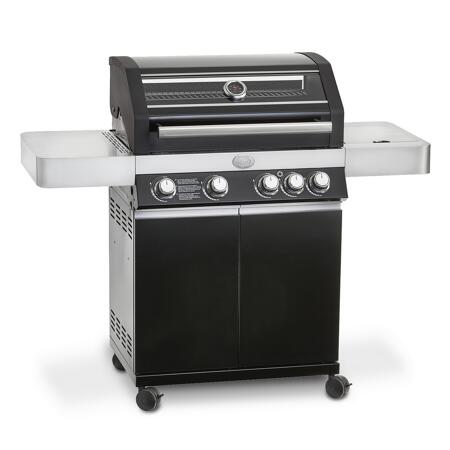 2. Bild von Gasgrill 'Videro G4' schwarz 79,5 x 118 x 60 cm