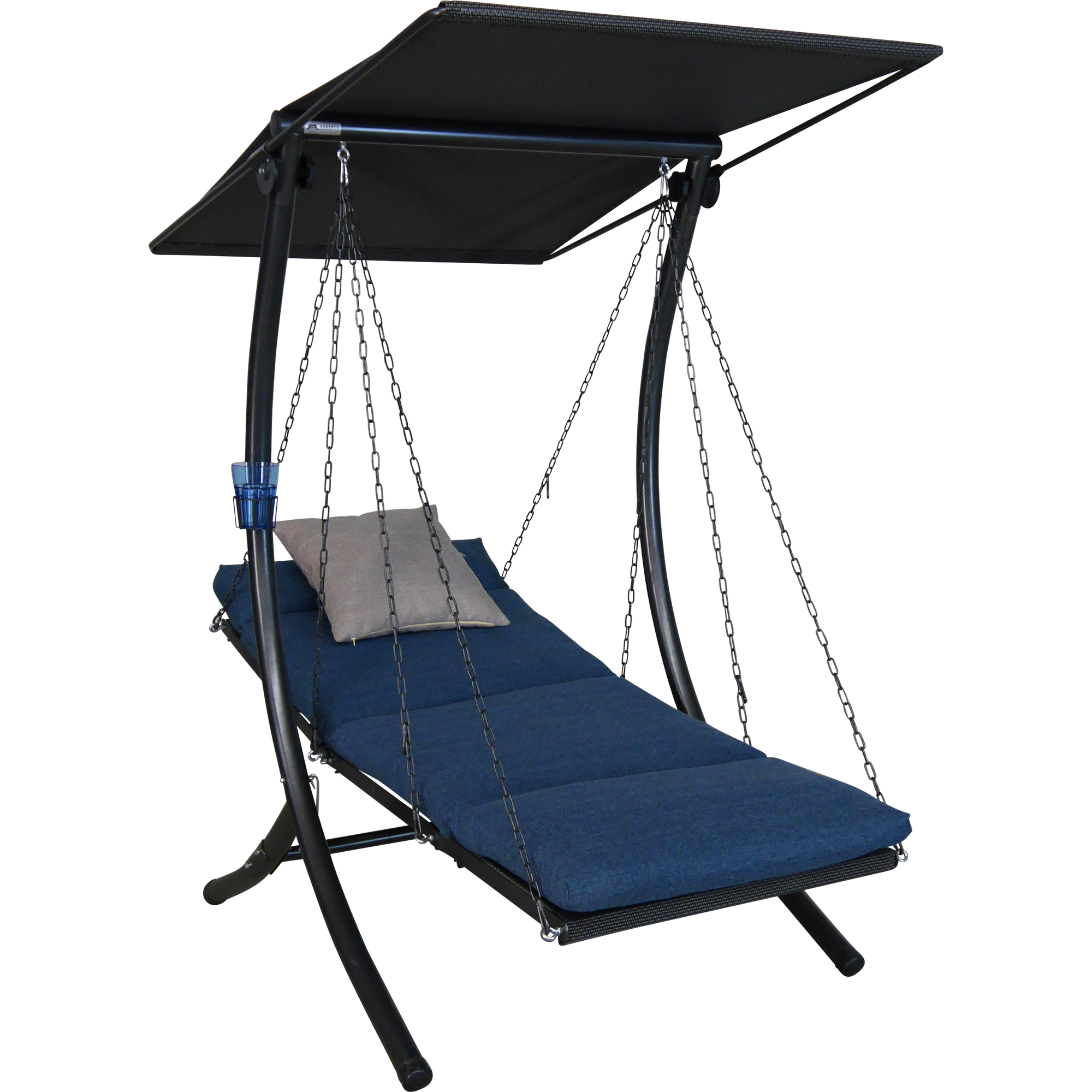 Hollywoodschaukel 'Swing' 1-Sitzer blau 100 x 160 x 145 cm