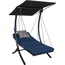 Hollywoodschaukel 'Swing' 1-Sitzer blau 100 x 160 x 145 cm