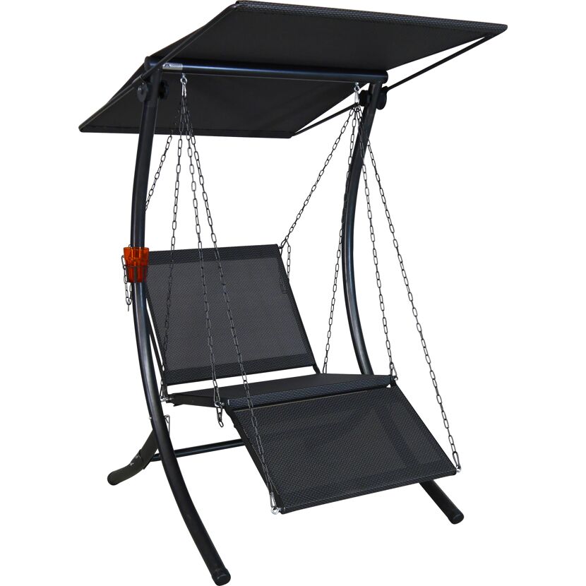 Hollywoodschaukel 'Swing' 1-Sitzer blau 100 x 160 x 145 cm