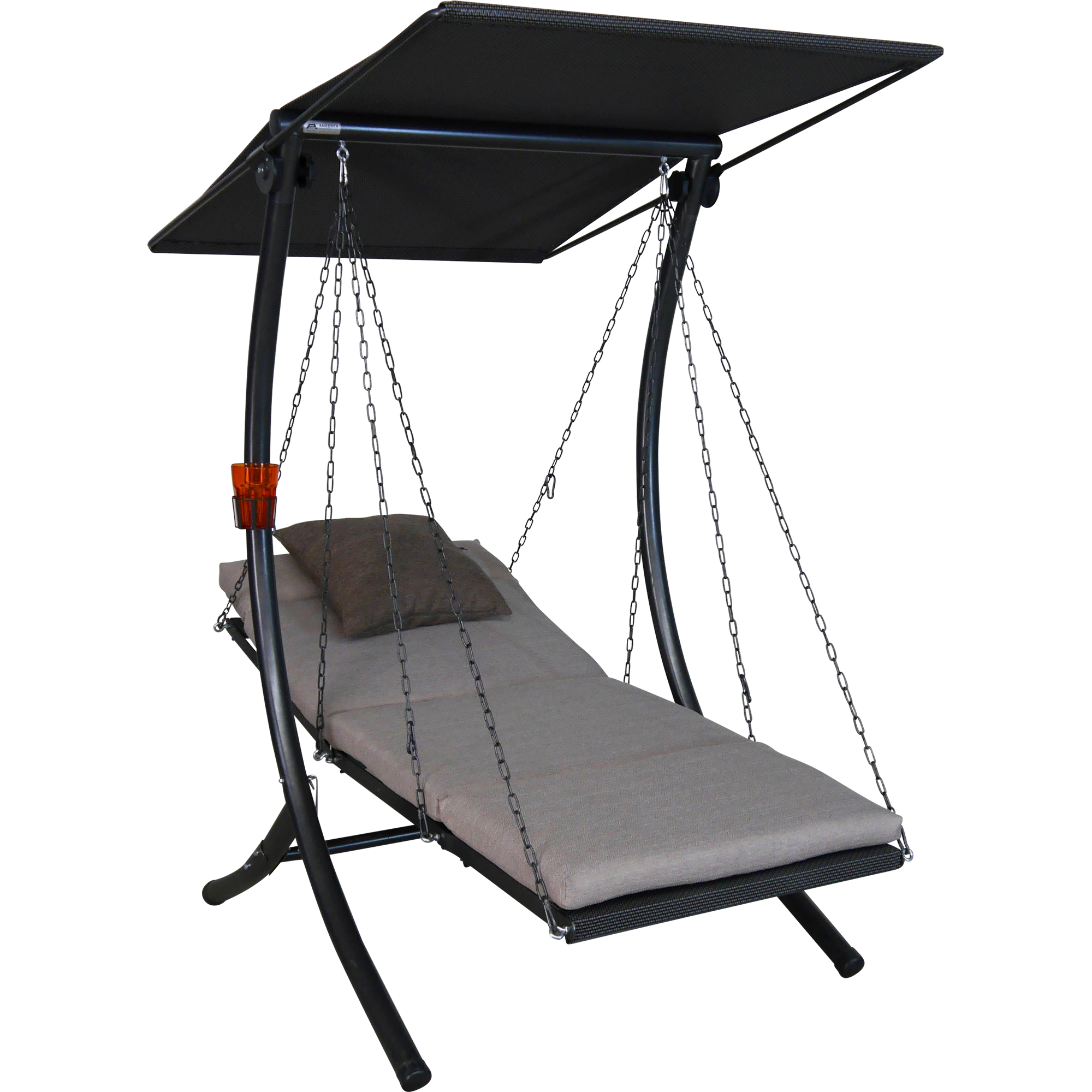 Hollywoodschaukel 'Swing' 1-Sitzer beige 100 x 160 x 145 cm