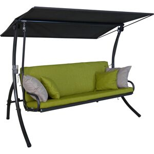 Hollywoodschaukel 'Elegance Smart' 3-Sitzer grün 210 x 160 x 145 cm