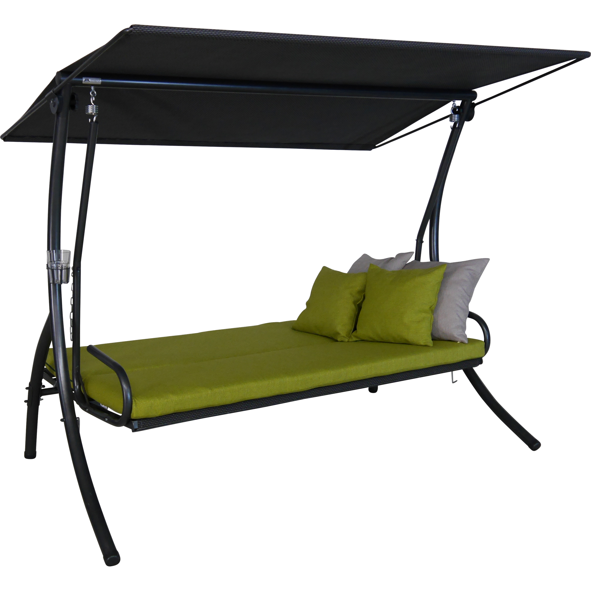 Hollywoodschaukel 'Elegance Smart' 3-Sitzer grün 210 x 160 x 145 cm