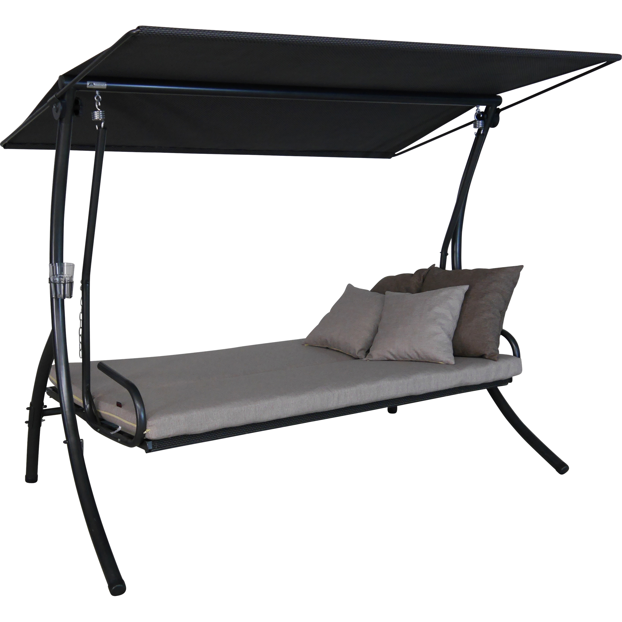 Hollywoodschaukel 'Elegance Smart' 3-Sitzer beige 210 x 160 x 145 cm