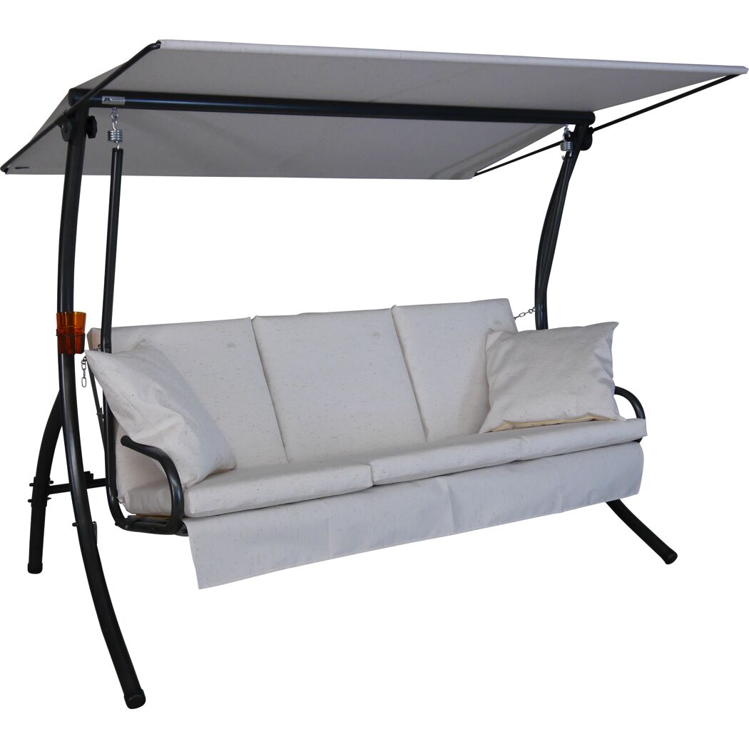 Hollywoodschaukel 'Loft Sun' 3-Sitzer beige 210 x 160 x 145 cm
