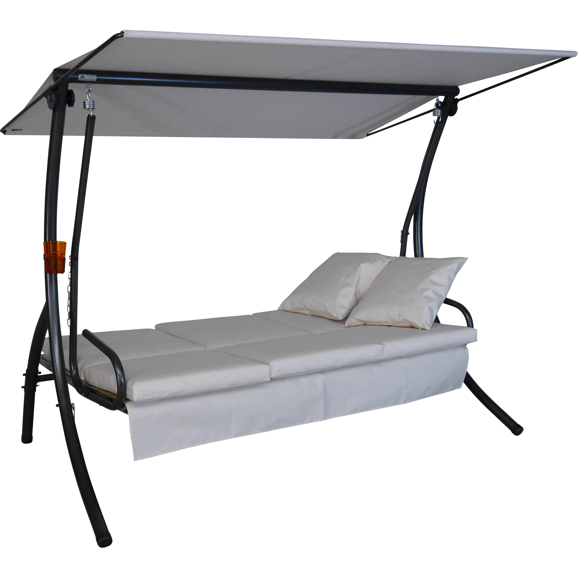 Hollywoodschaukel 'Loft Sun' 3-Sitzer beige 210 x 160 x 145 cm