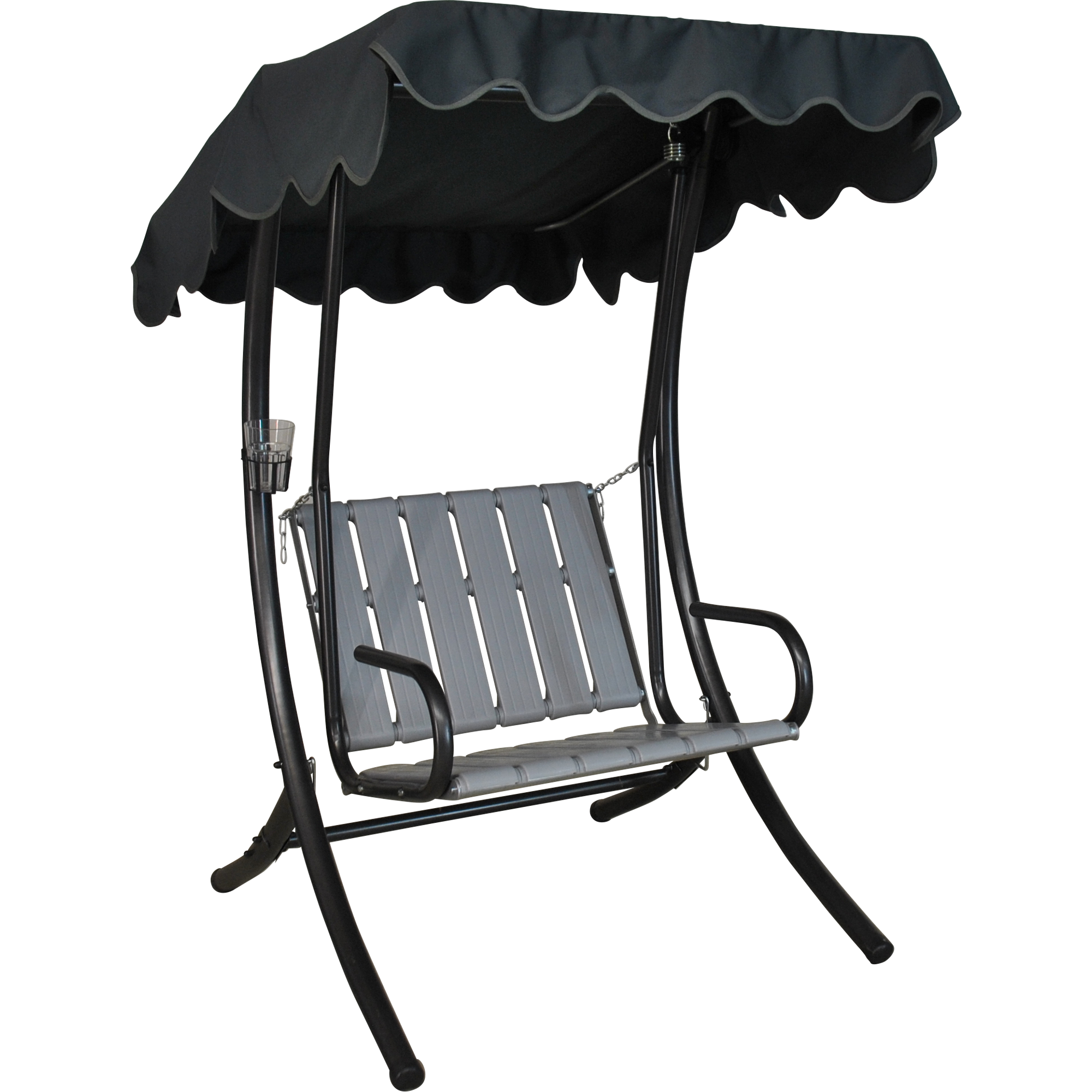 Hollywoodschaukel 'Single' 1-Sitzer grau 100x 150 x 145 cm