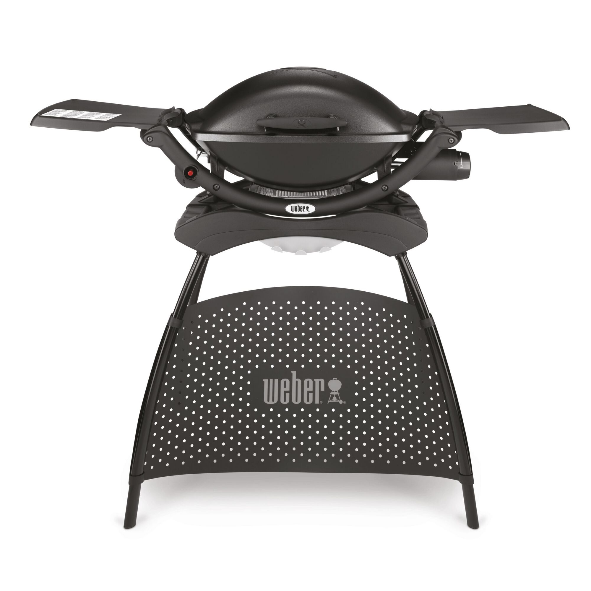 Schwarzer Weber Q2000 Gasgrill mit Standfuß