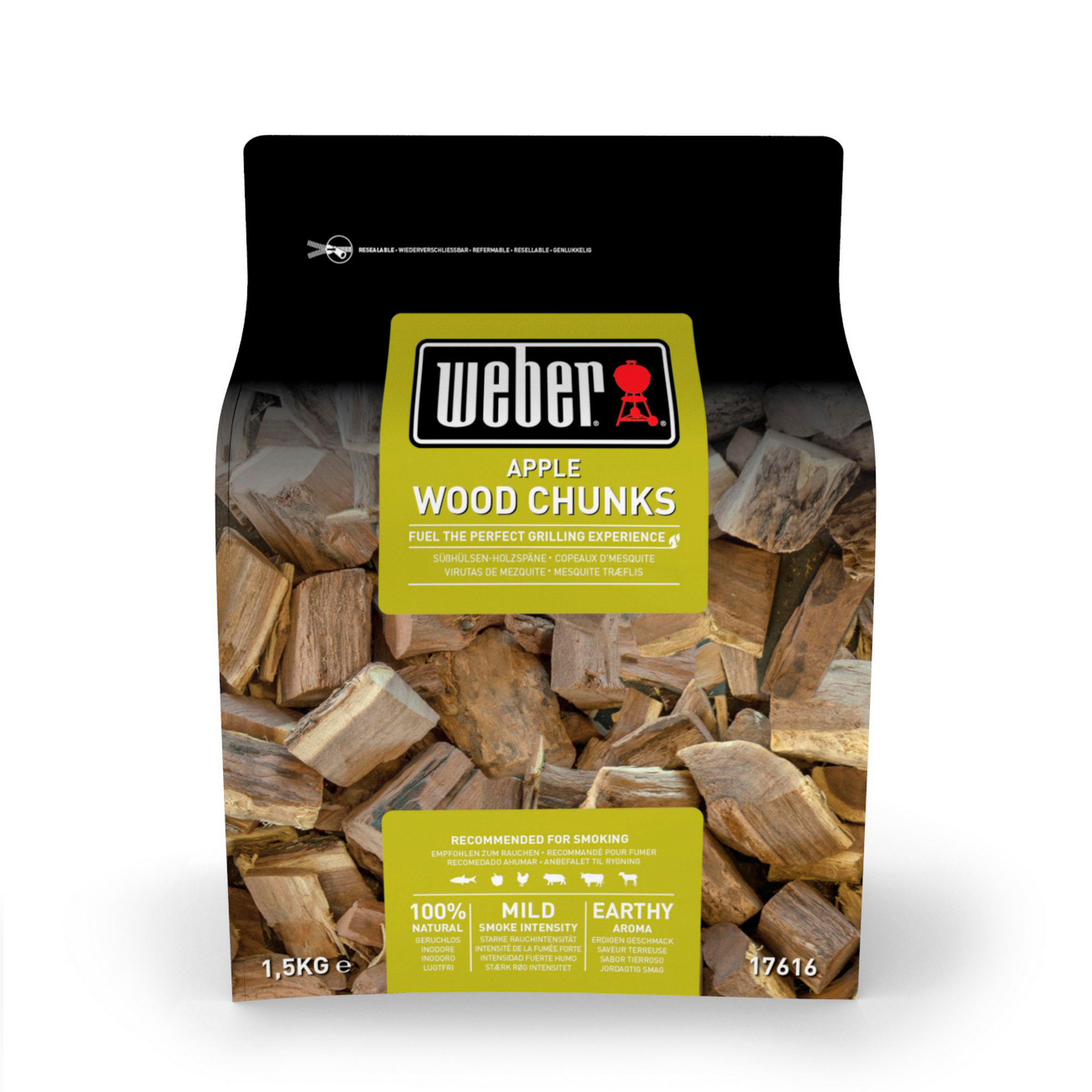 Wood Chunks Holzstücke Apfel 1,5 kg + product picture